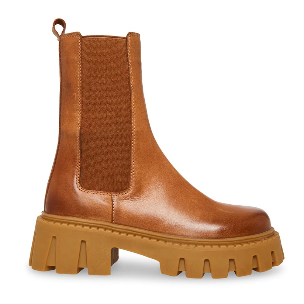 Steve Madden Tan Charges Boots (NWT)